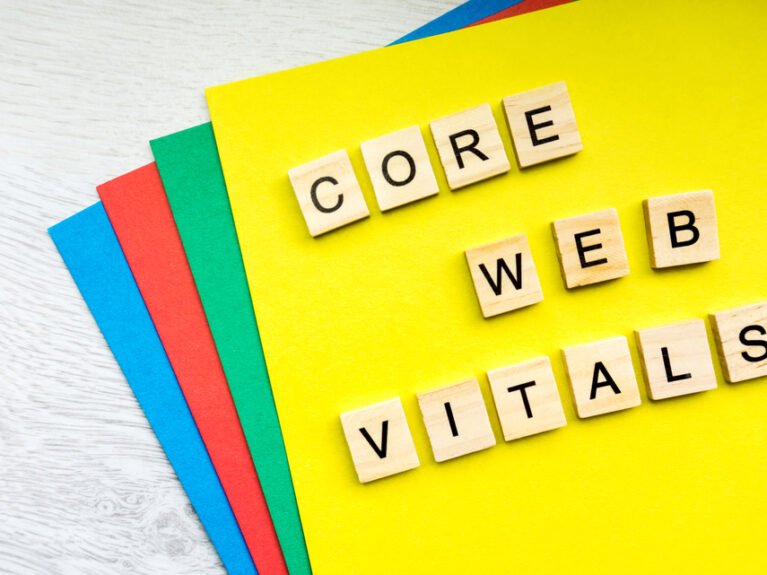 Core,Web,Vitals,Sign,Made,With,Tile,Letters.,Seo,Term,