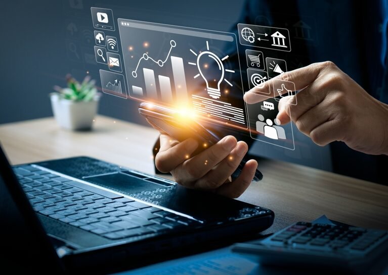 Digital,Marketing,Commerce,Online,Sale,Concept,,Promotion,Of,Products,Or