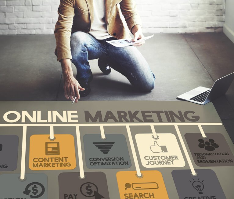 Online,Marketing,Advertisement,Social,Media,Concept